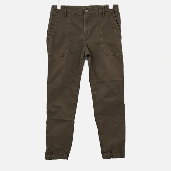 Vince Utility Jogger Pants Zip Ankles in Dark Willow - Size 29 - Picture 3 of 12